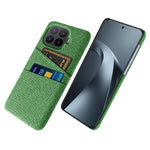 For Xiaomi 17T Pro Case Cloth + Hard PC Phone Cover with Dual Card Slots
