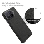 For Xiaomi 17T Pro Phone Case Cloth Texture Anti-Scratch Protective PC Back Cover