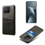 For Xiaomi 17T Pro Case Dual Card Slots PU Leather + Hard PC Phone Cover
