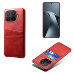 For Xiaomi 17T Pro Case Dual Card Slots PU Leather + Hard PC Phone Cover