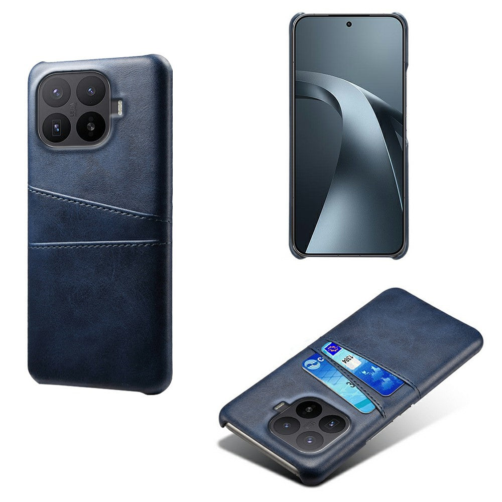 For Xiaomi 17T Pro Case Dual Card Slots PU Leather + Hard PC Phone Cover