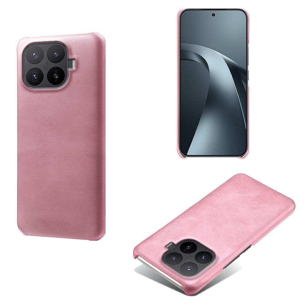 Xiaomi 17T Pro-skal med kalvstruktur, PU-läderbeläggning och PC-mobilskydd