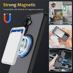For Samsung Galaxy A25 5G (Global) (161mm) Case with Rotating Magnetic Kickstand PC + TPU Skin-Touch Phone Cover