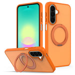 For Samsung Galaxy A25 5G (Global) (161mm) Case with Rotating Magnetic Kickstand PC + TPU Skin-Touch Phone Cover