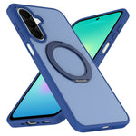 Til Samsung Galaxy A35 5G / Galaxy A55 5G cover med roterende magnetisk kickstand PC + TPU Skin-Touch telefoncover