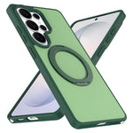Samsung Galaxy S24 Ultra-skal med roterande magnetiskt stativ PC + TPU Skin-Touch-mobilskal