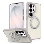 Samsung Galaxy S24 Ultra-skal med roterande magnetiskt stativ PC + TPU Skin-Touch-mobilskal
