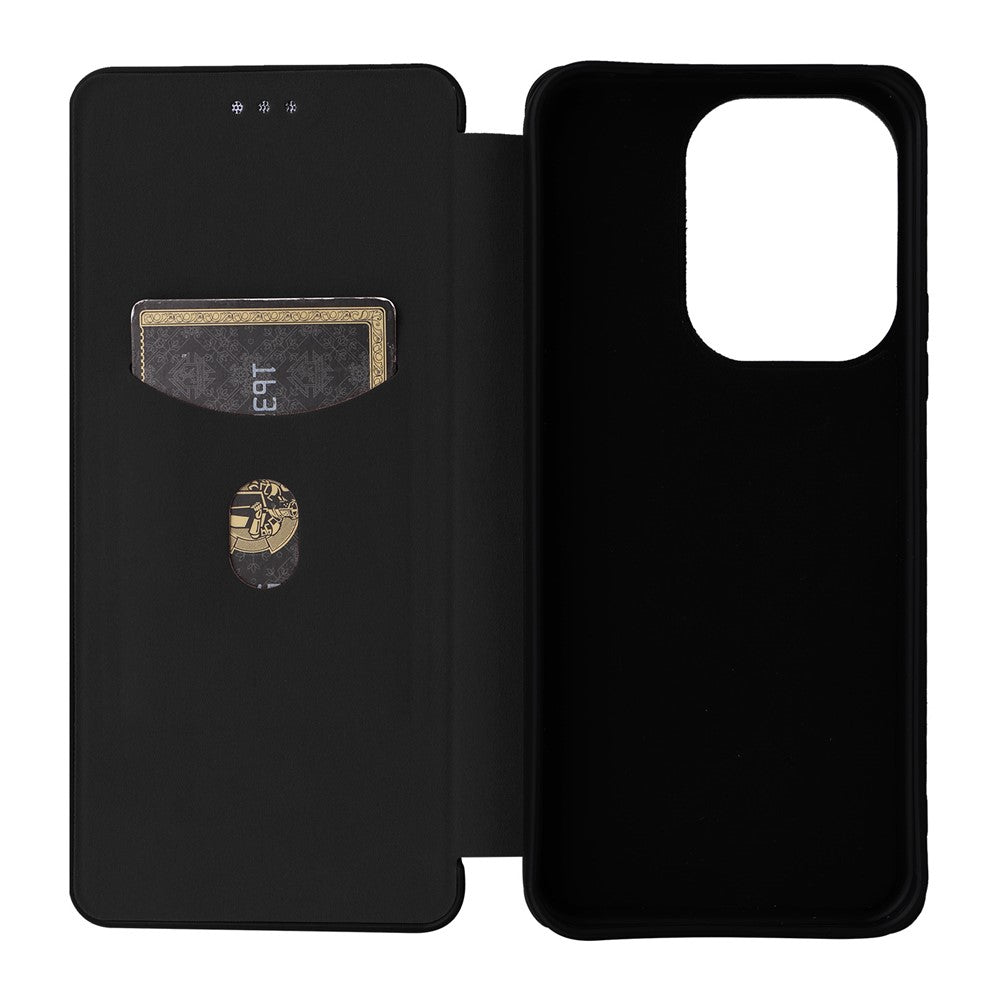 For Xiaomi Redmi 17 5G  /  Redmi 17 4G Case Carbon Fiber Texture Drop-Proof PU Leather Phone Cover