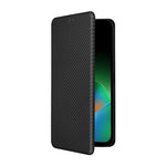 For Xiaomi Redmi 17 5G  /  Redmi 17 4G Case Carbon Fiber Texture Drop-Proof PU Leather Phone Cover