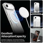 For iPhone Air Magnetic Case PC + TPU + PET Air Cushion Shockproof Phone Cover