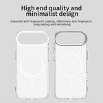For iPhone Air Magnetic Case PC + TPU + PET Air Cushion Shockproof Phone Cover