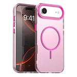 For iPhone Air Magnetic Case PC + TPU + PET Air Cushion Shockproof Phone Cover