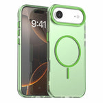For iPhone Air Magnetic Case PC + TPU + PET Air Cushion Shockproof Phone Cover