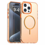 Til iPhone 15 Pro Max Magnetisk Cover PC + TPU + PET Air Cushion Stødsikkert Telefoncover