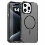 Til iPhone 15 Pro Max Magnetisk Cover PC + TPU + PET Air Cushion Stødsikkert Telefoncover