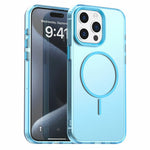 Til iPhone 15 Pro Max Magnetisk Cover PC + TPU + PET Air Cushion Stødsikkert Telefoncover