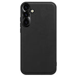 Til Samsung Galaxy S26 FE Cover PU + TPU + PC Telefonbagcover med Metalkameraramme