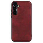 Samsung Galaxy S26 FE-skal PU + TPU + PC-mobilbakstycke med metallram