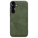 Samsung Galaxy S26 FE-skal PU + TPU + PC-mobilbakstycke med metallram