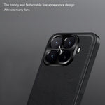 Xiaomi 17T Pro-skal PU + TPU + PC-mobilbakstycke med metalllinsram
