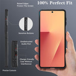 For Samsung Galaxy Z Flip7 5G Case Side-pasted Carbon Fiber Texture PU TPU Phone Cover With Metal Magnetic Ring
