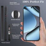 For Google Pixel 11 Pro Case Side-pasted Carbon Fiber Texture PU TPU Phone Cover With Metal Magnetic Ring