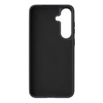 Samsung Galaxy S25+ skal Sidoklistrad kolfiberstruktur PU TPU mobilskal med magnetisk metallring