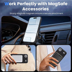 For iPhone Air Case Side-pasted Carbon Fiber Texture PU TPU Phone Cover With Metal Magnetic Ring