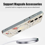 For Samsung Galaxy S25 Ultra Magnetic Case Cartoon Astronaut Design TPU Anti-Slip Impact Resistant Phone Cover