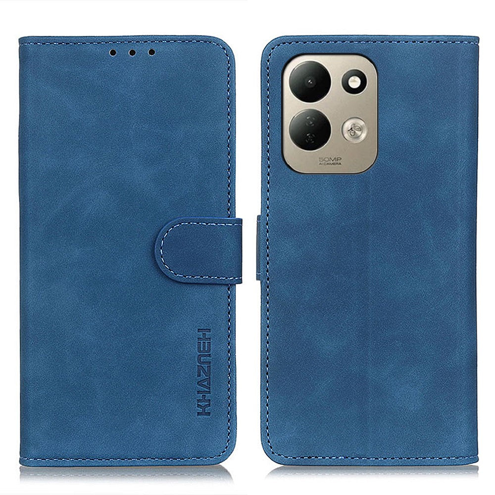 KHAZNEH for Xiaomi Redmi 17 5G  /  Redmi 17 4G Case PU Leather Retro Texture Phone Cover