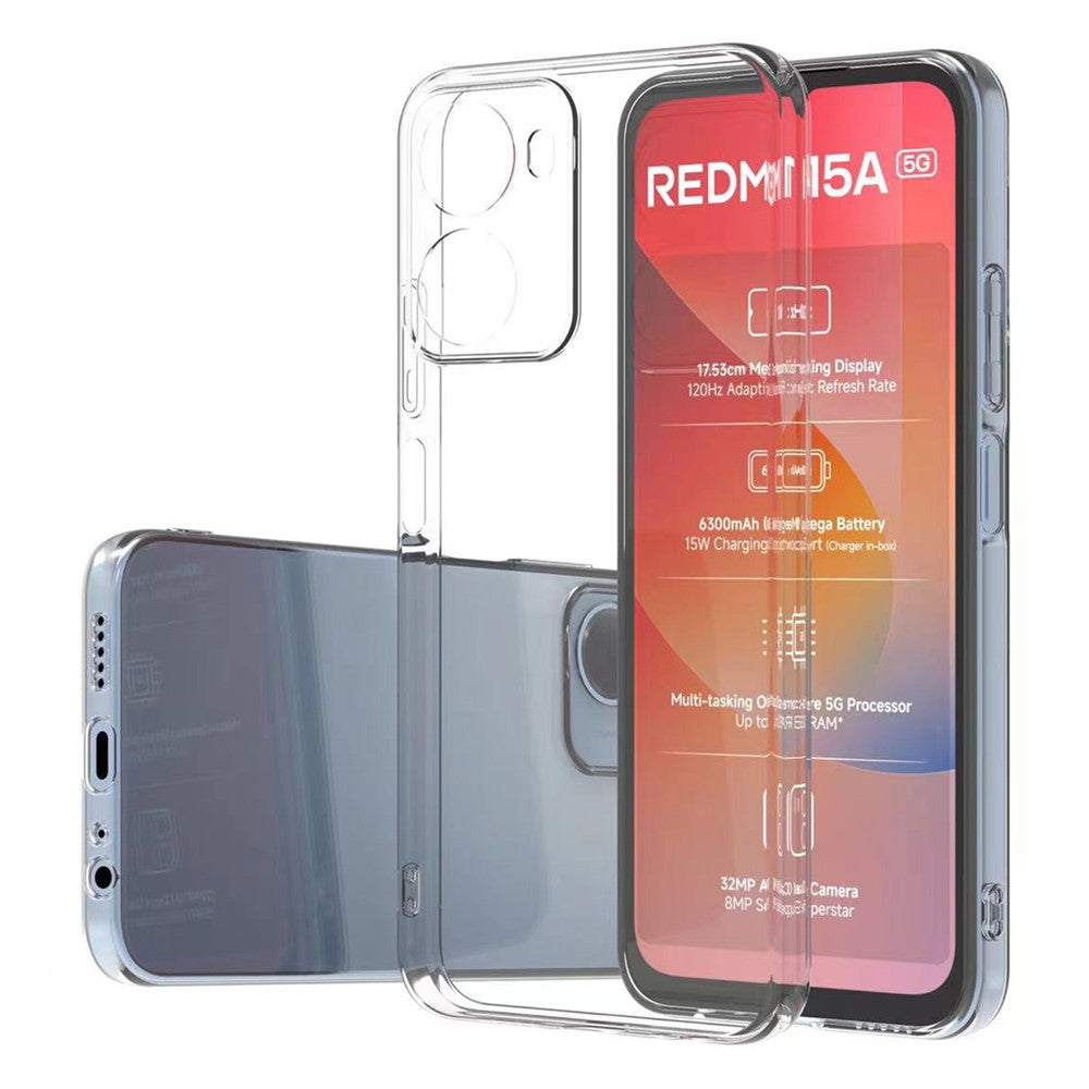 Xiaomi Redmi Note 17 Pro Max 5G / Note 17 Pro+ 5G Bakstycke Ultratunt Flexibelt TPU Genomskinligt mobilskal