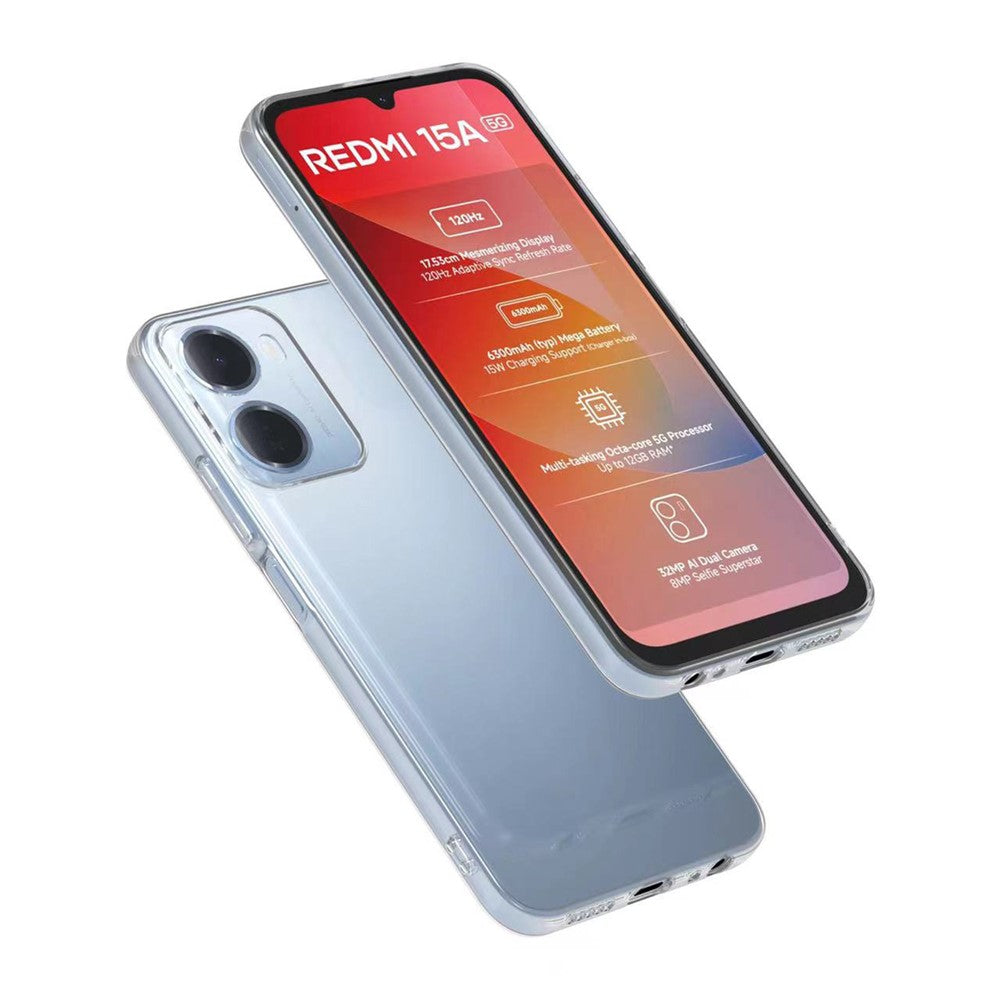 Xiaomi Redmi Note 17 Pro Max 5G / Note 17 Pro+ 5G Bakstycke Ultratunt Flexibelt TPU Genomskinligt mobilskal