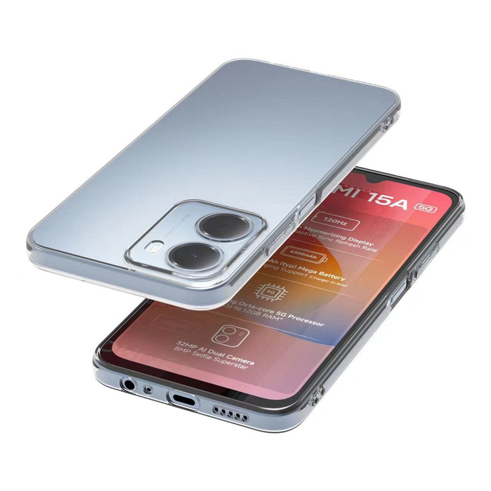 För Xiaomi Redmi Note 17 Pro Max 5G / Note 17 Pro+ 5G Baksidesskal Ultratunt Flexibelt TPU Genomskinligt Mobilskal