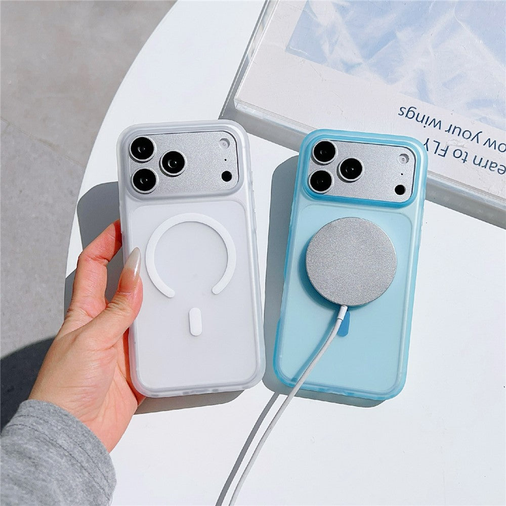 For iPhone 18 Pro Max / 17 Pro Max Magnetic Case Skin-touch PC Matte Back Phone Cover