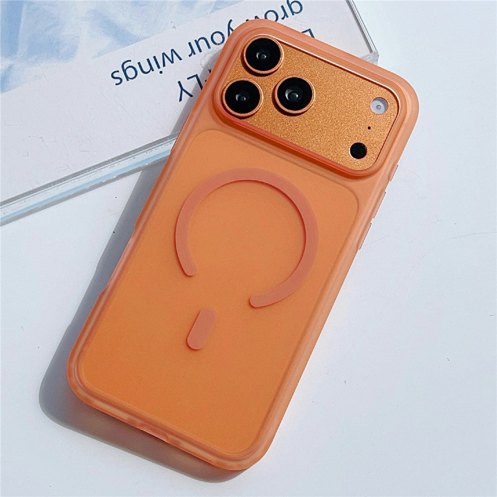 For iPhone 18 Pro Max / 17 Pro Max Magnetic Case Skin-touch PC Matte Back Phone Cover