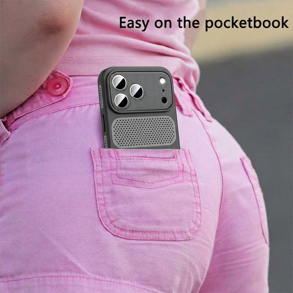 Til iPhone 18 Pro Max / 17 Pro Max Cover Kompatibel med MagSafe Triple Vented Cooling PC+TPU Telefoncover