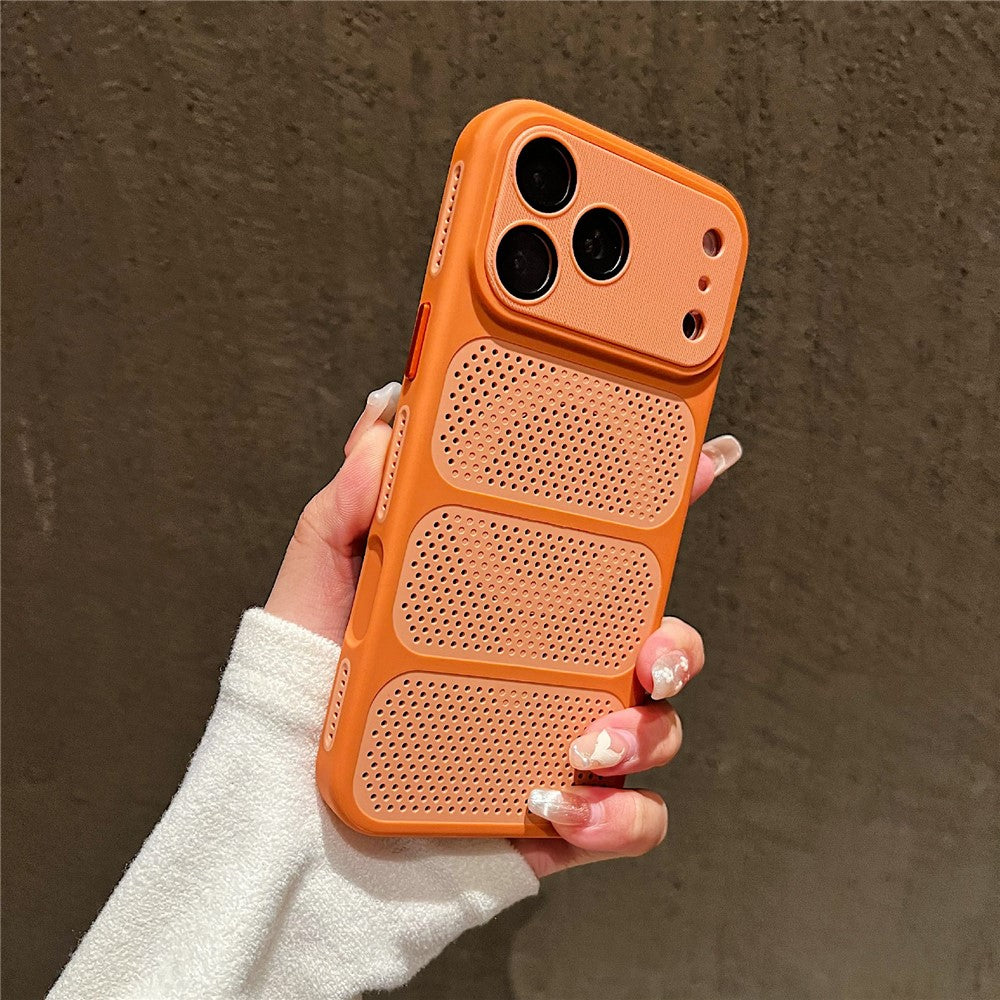 Til iPhone 18 Pro Max / 17 Pro Max Cover Kompatibel med MagSafe Triple Vented Cooling PC+TPU Telefoncover