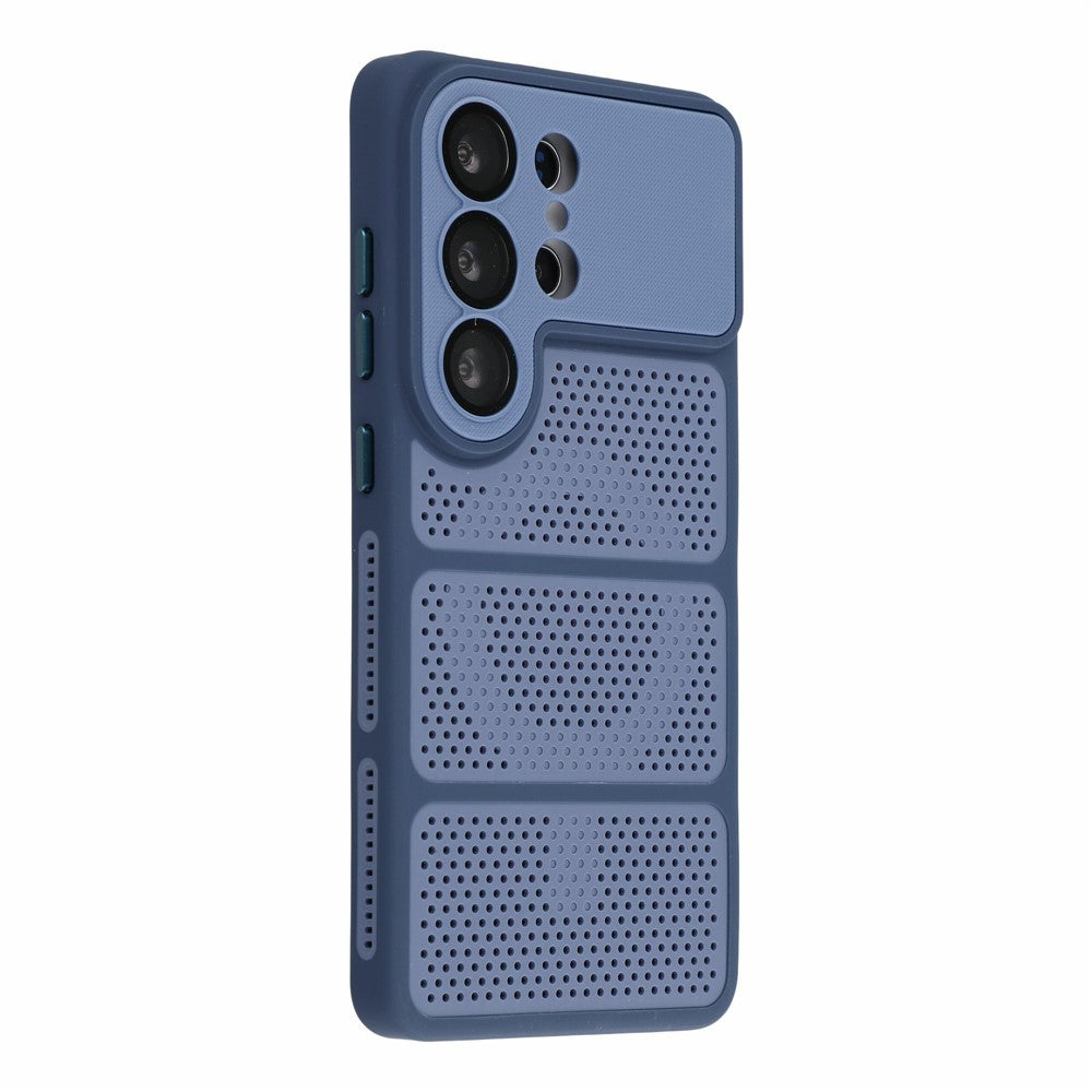For Samsung Galaxy S25 Ultra Magnetic Case Three-Zone Cooling PC + TPU Scratch Resistant Phone Cover