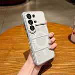 For Samsung Galaxy S26 Ultra Magnetic Case Three-Zone Cooling PC + TPU Scratch Resistant Phone Cover