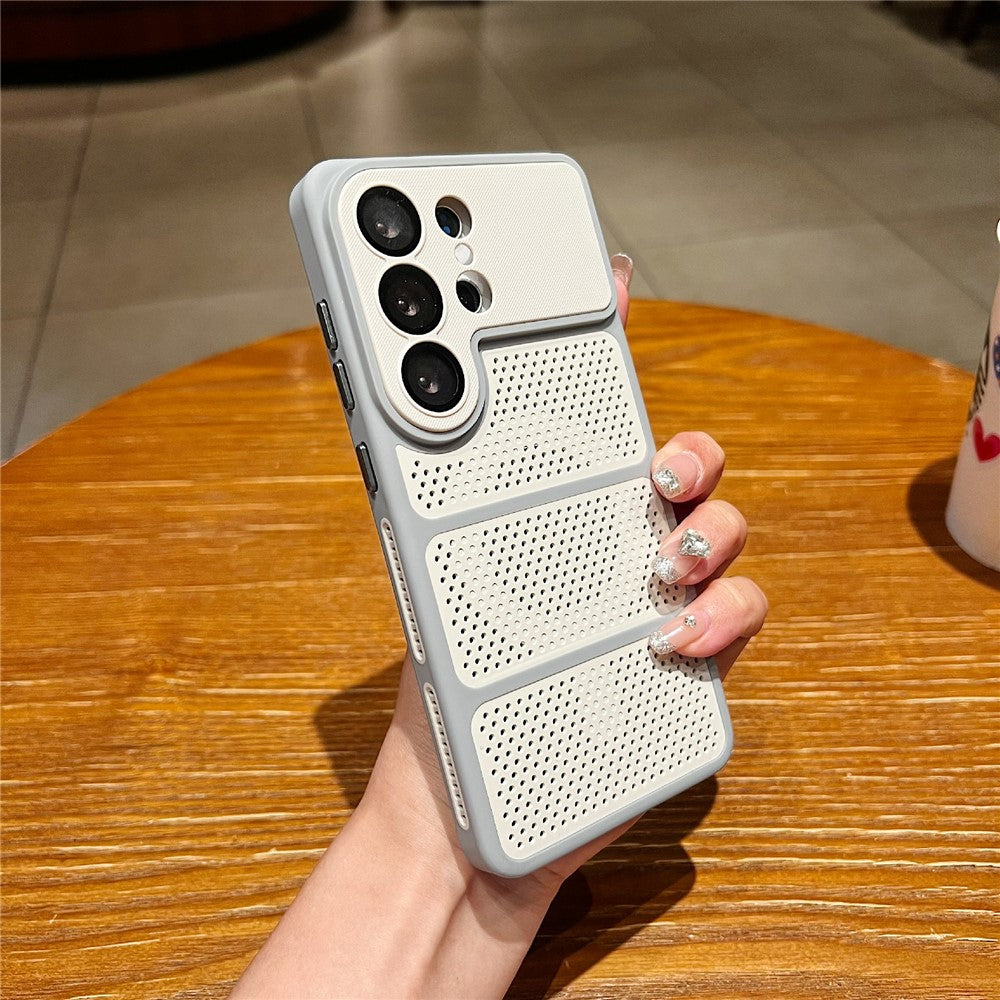 For Samsung Galaxy S26 Ultra Magnetic Case Three-Zone Cooling PC + TPU Scratch Resistant Phone Cover
