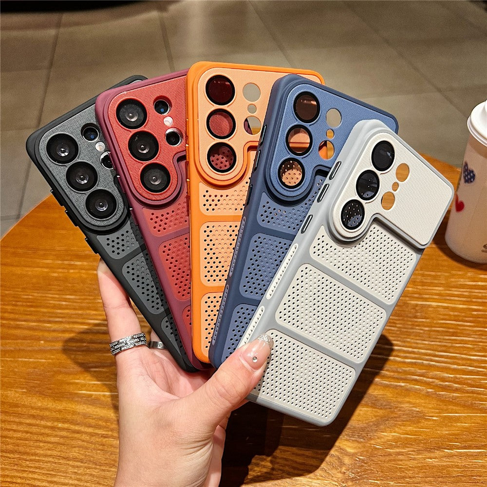 For Samsung Galaxy S26 Ultra Magnetic Case Three-Zone Cooling PC + TPU Scratch Resistant Phone Cover