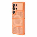 For Samsung Galaxy S24 Ultra Magnetic Case Three-Zone Cooling PC + TPU Scratch Resistant Phone Cover