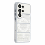 For Samsung Galaxy S24 Ultra Magnetic Case Three-Zone Cooling PC + TPU Scratch Resistant Phone Cover