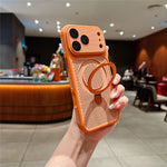 Til iPhone 18 Pro Max / 17 Pro Max Cover Magnetisk Støtteben Varmeafledende Mesh PC + TPU Telefoncover