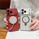 For iPhone 18 Pro / 17 Pro Case Magnetic Kickstand Heat Dissipation Mesh PC + TPU Phone Cover