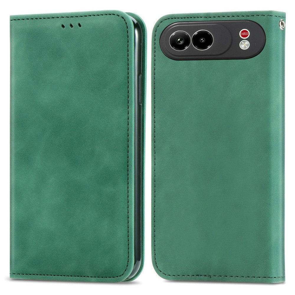 Til ZTE nubia Air Pro 5G læderetui med kortholder magnetisk absorption telefoncover