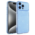 Til iPhone 16 Pro Max TPU Cover Diamanttekstur Glitter Stødsikkert Telefoncover med Airbaghjørne