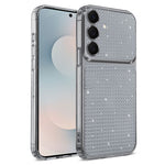 For Samsung Galaxy S26+ TPU Case Diamond Texture Glitter Shockproof Phone Cover with Airbag Corner
