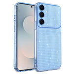 For Samsung Galaxy S26+ TPU Case Diamond Texture Glitter Shockproof Phone Cover with Airbag Corner