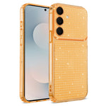 For Samsung Galaxy S26 FE / Galaxy S25 FE TPU Case Diamond Texture Glitter Shockproof Phone Cover with Airbag Corner
